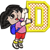 Dora - Pack of 28 Designs - Embroidery Design - FineryEmbroidery